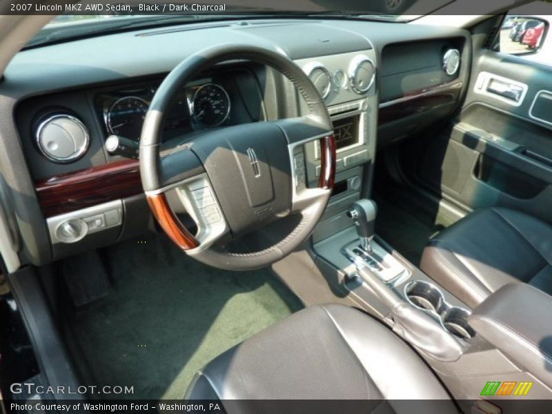 Black / Dark Charcoal 2007 Lincoln MKZ AWD Sedan