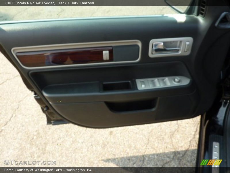 Black / Dark Charcoal 2007 Lincoln MKZ AWD Sedan