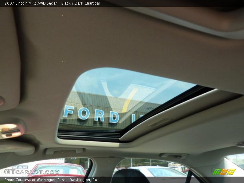 Black / Dark Charcoal 2007 Lincoln MKZ AWD Sedan
