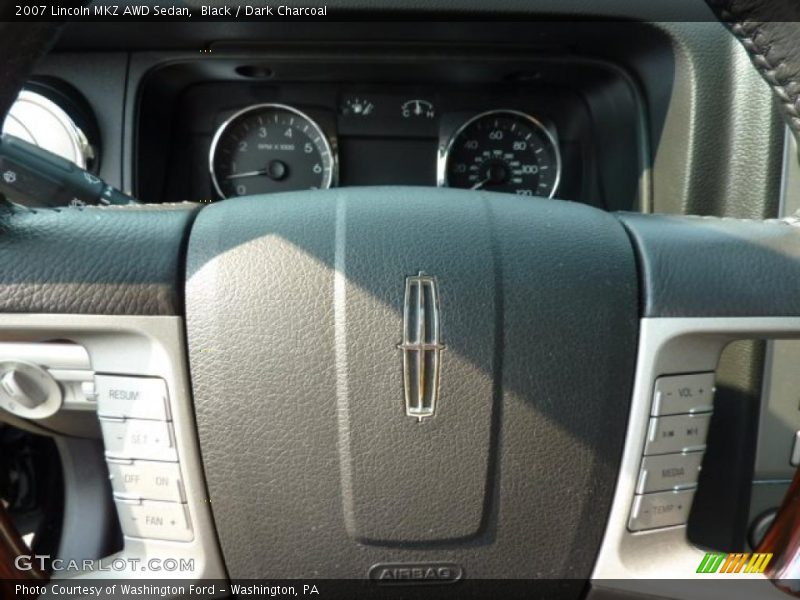 Black / Dark Charcoal 2007 Lincoln MKZ AWD Sedan