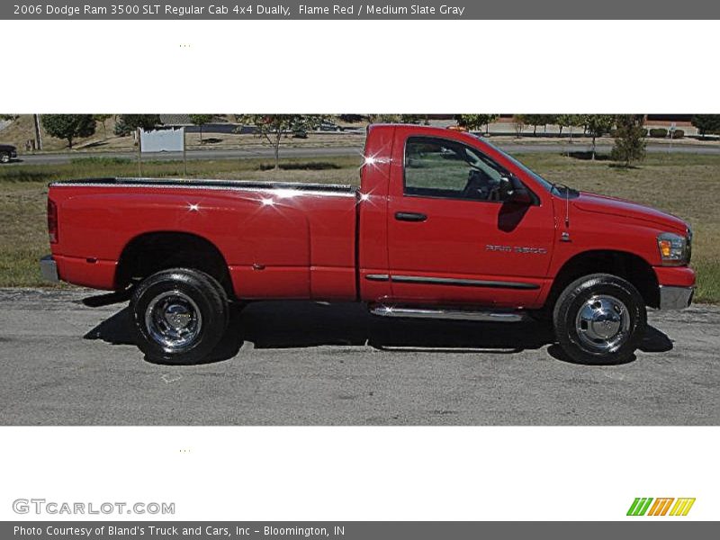 Flame Red / Medium Slate Gray 2006 Dodge Ram 3500 SLT Regular Cab 4x4 Dually