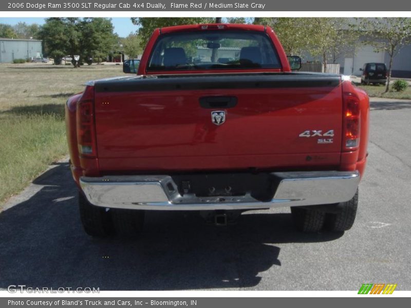 Flame Red / Medium Slate Gray 2006 Dodge Ram 3500 SLT Regular Cab 4x4 Dually