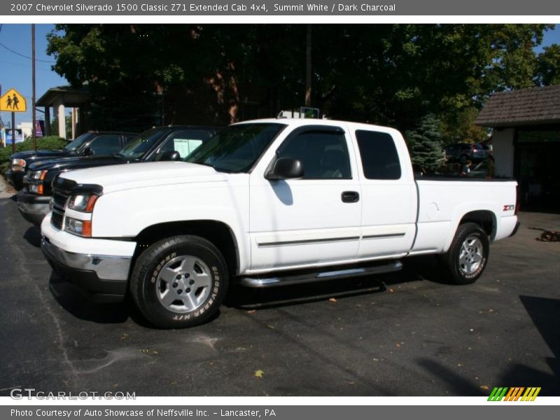 Summit White / Dark Charcoal 2007 Chevrolet Silverado 1500 Classic Z71 Extended Cab 4x4