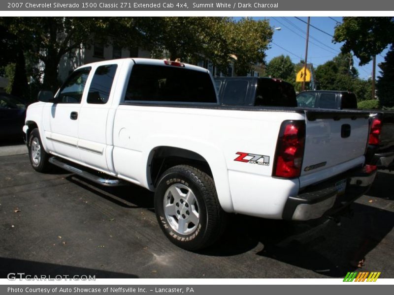 Summit White / Dark Charcoal 2007 Chevrolet Silverado 1500 Classic Z71 Extended Cab 4x4