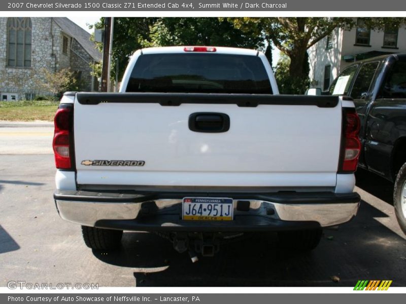 Summit White / Dark Charcoal 2007 Chevrolet Silverado 1500 Classic Z71 Extended Cab 4x4
