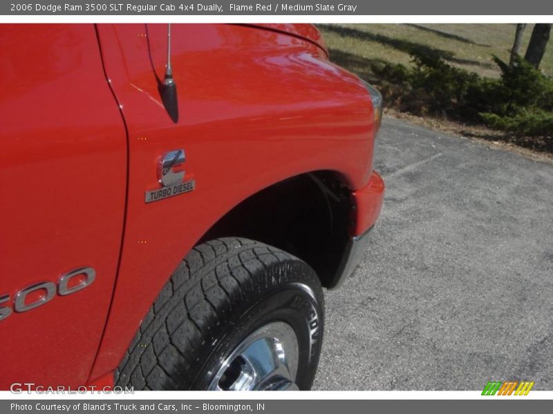 Flame Red / Medium Slate Gray 2006 Dodge Ram 3500 SLT Regular Cab 4x4 Dually