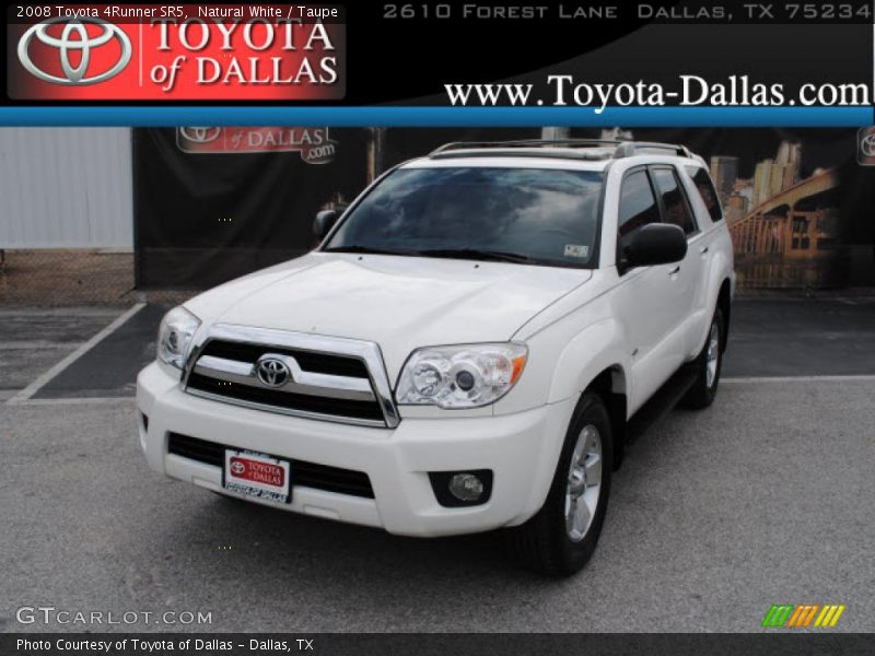 Natural White / Taupe 2008 Toyota 4Runner SR5