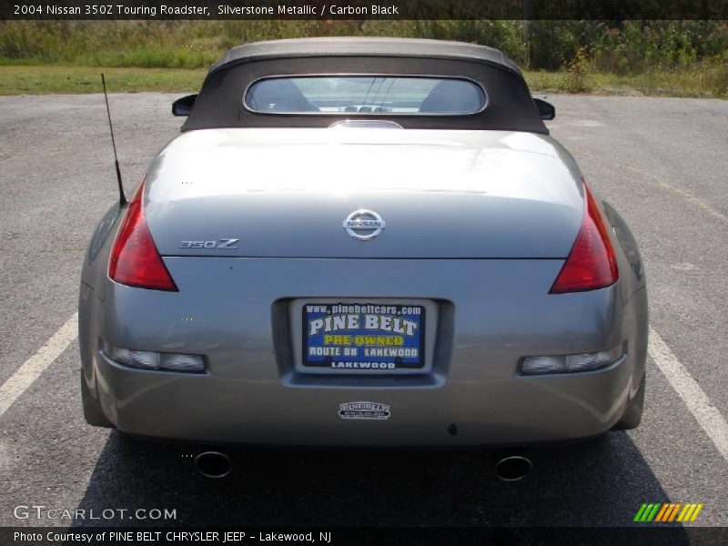 Silverstone Metallic / Carbon Black 2004 Nissan 350Z Touring Roadster