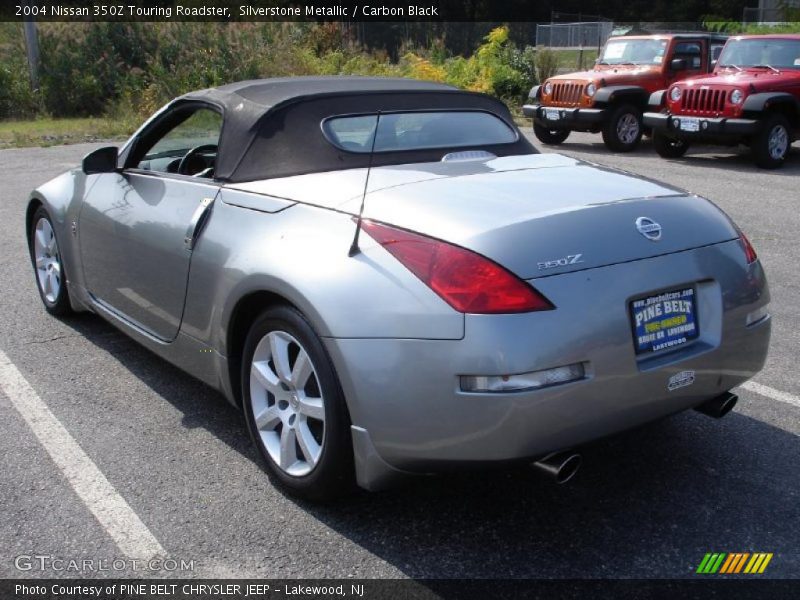 Silverstone Metallic / Carbon Black 2004 Nissan 350Z Touring Roadster