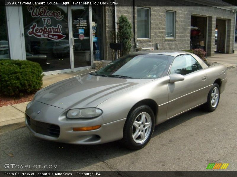 Light Pewter Metallic / Dark Gray 1999 Chevrolet Camaro Coupe