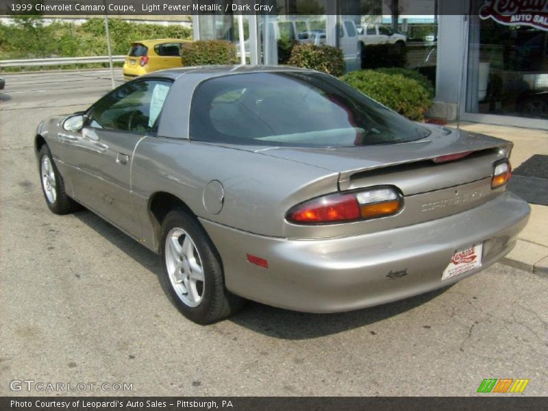 Light Pewter Metallic / Dark Gray 1999 Chevrolet Camaro Coupe