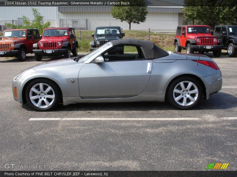 Silverstone Metallic / Carbon Black 2004 Nissan 350Z Touring Roadster