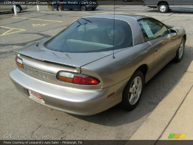 Light Pewter Metallic / Dark Gray 1999 Chevrolet Camaro Coupe