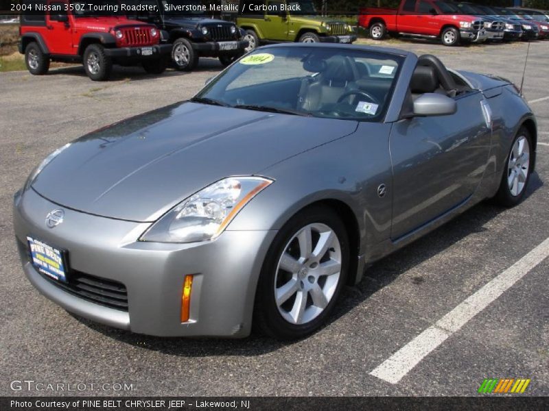 Silverstone Metallic / Carbon Black 2004 Nissan 350Z Touring Roadster