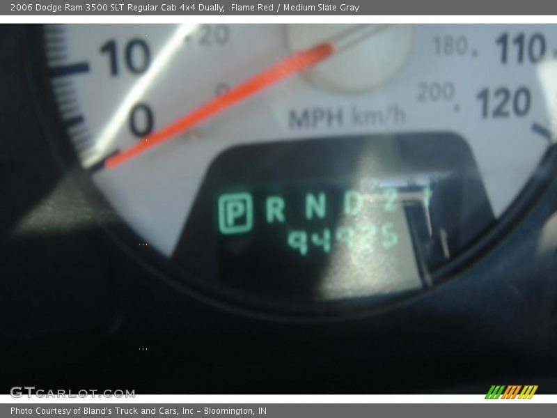 Flame Red / Medium Slate Gray 2006 Dodge Ram 3500 SLT Regular Cab 4x4 Dually