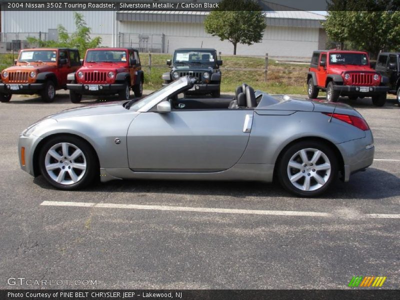 Silverstone Metallic / Carbon Black 2004 Nissan 350Z Touring Roadster