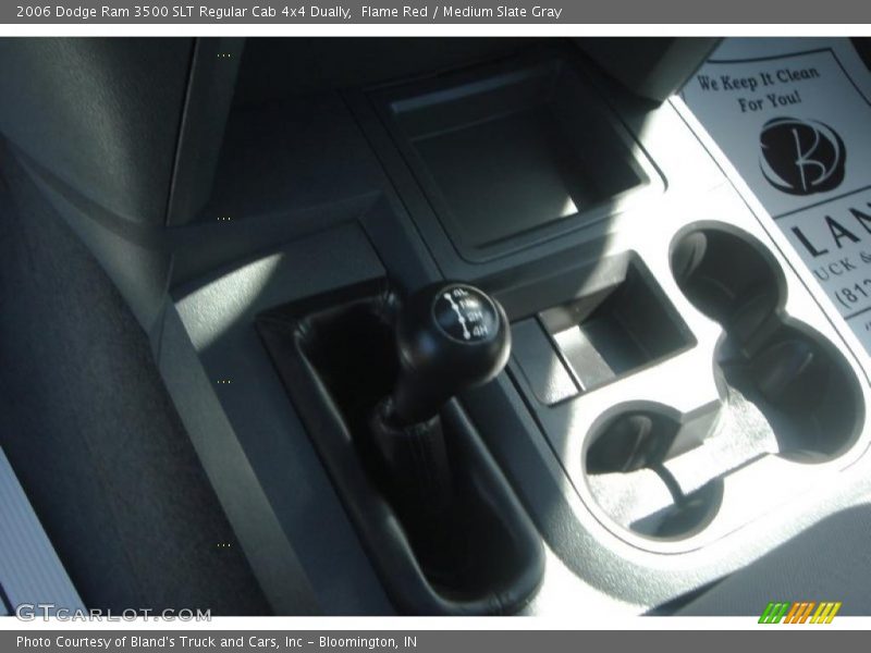 Flame Red / Medium Slate Gray 2006 Dodge Ram 3500 SLT Regular Cab 4x4 Dually