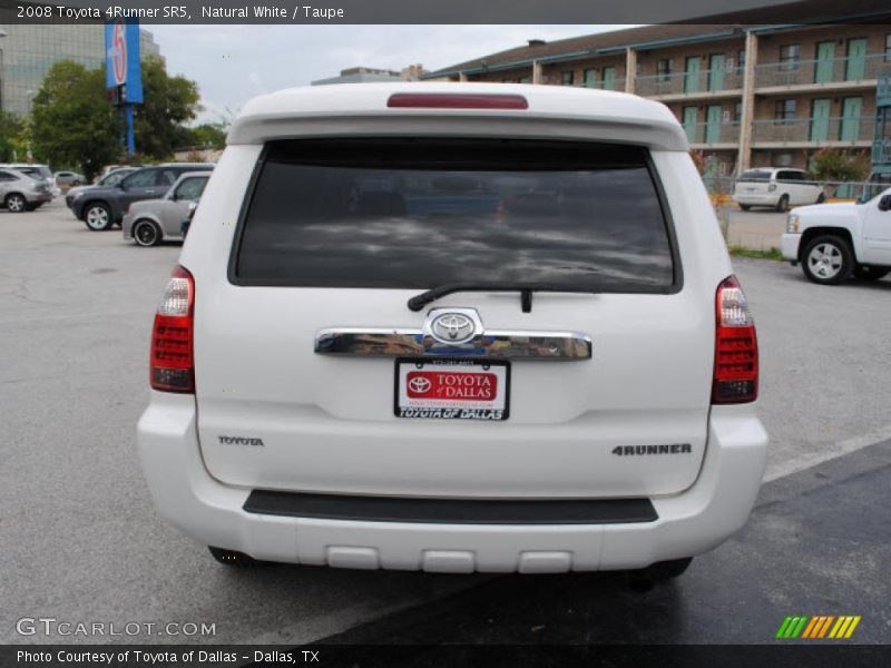 Natural White / Taupe 2008 Toyota 4Runner SR5