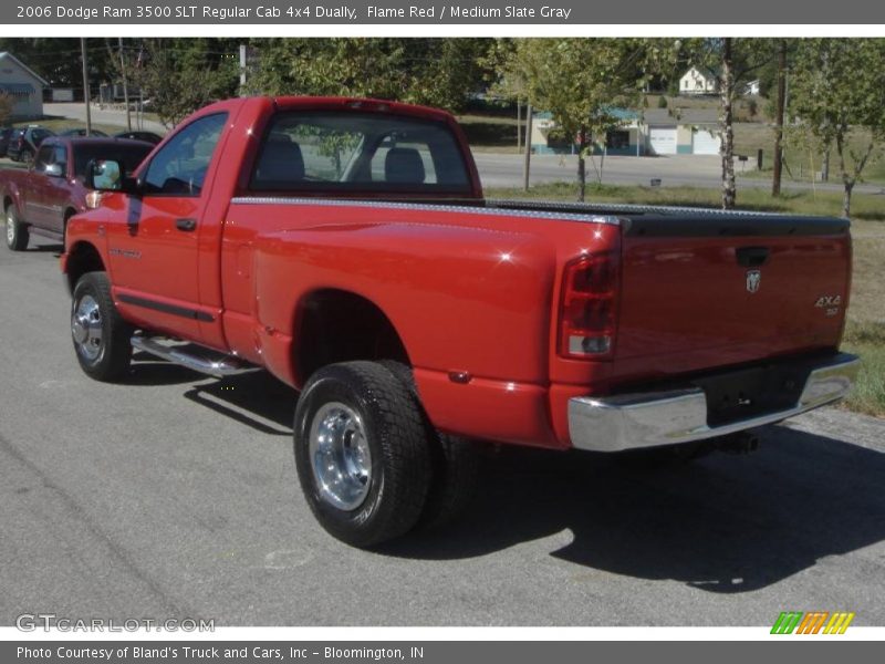 Flame Red / Medium Slate Gray 2006 Dodge Ram 3500 SLT Regular Cab 4x4 Dually