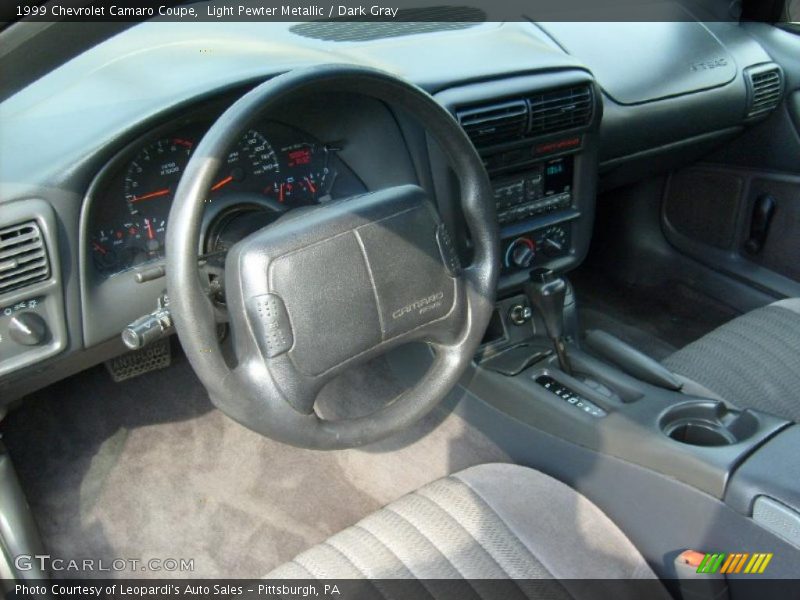 Light Pewter Metallic / Dark Gray 1999 Chevrolet Camaro Coupe