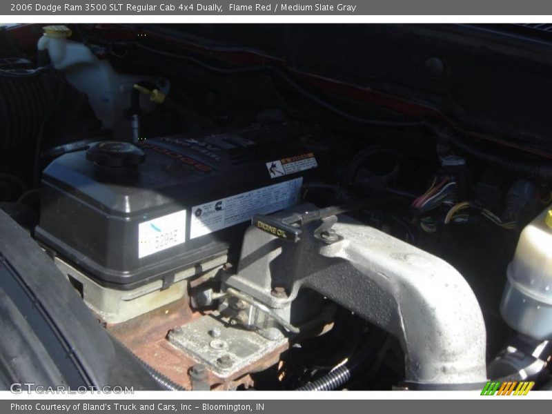 Flame Red / Medium Slate Gray 2006 Dodge Ram 3500 SLT Regular Cab 4x4 Dually