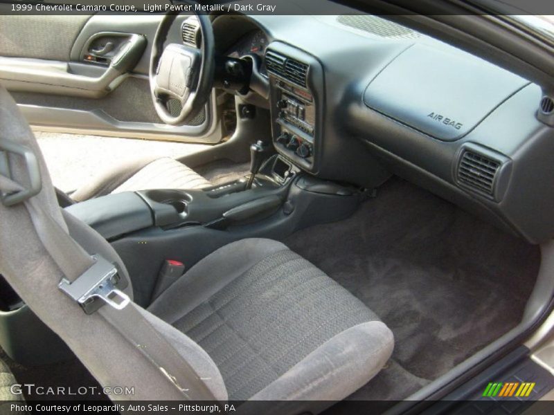 Light Pewter Metallic / Dark Gray 1999 Chevrolet Camaro Coupe