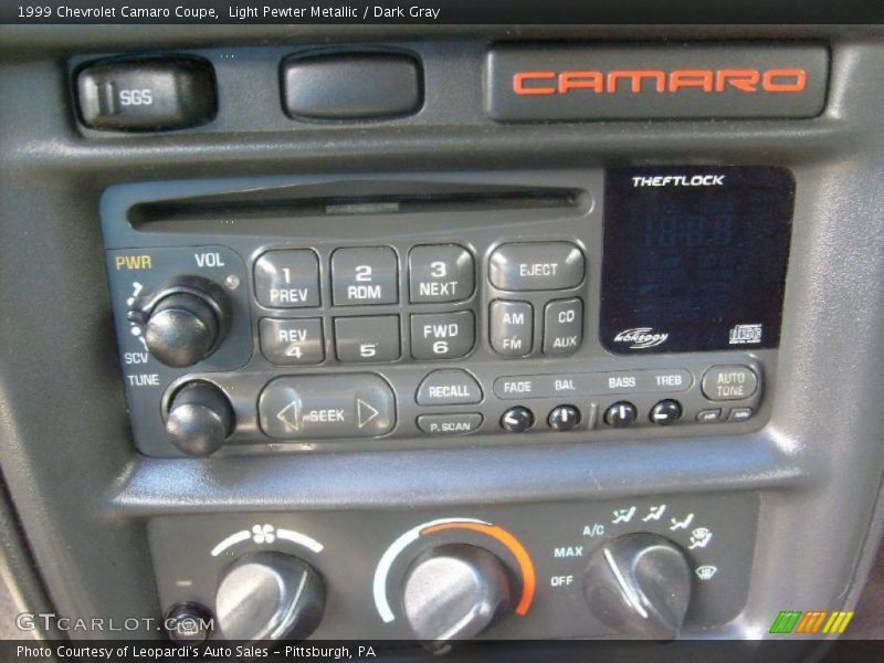Light Pewter Metallic / Dark Gray 1999 Chevrolet Camaro Coupe