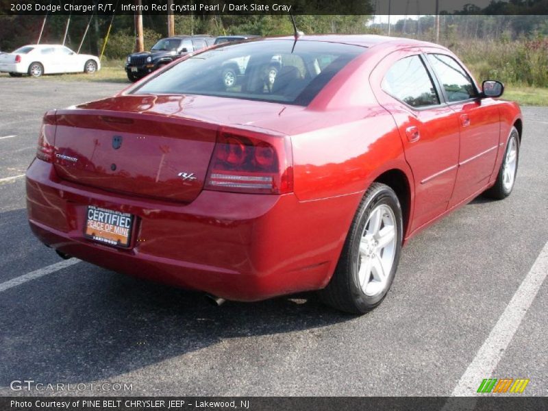 Inferno Red Crystal Pearl / Dark Slate Gray 2008 Dodge Charger R/T
