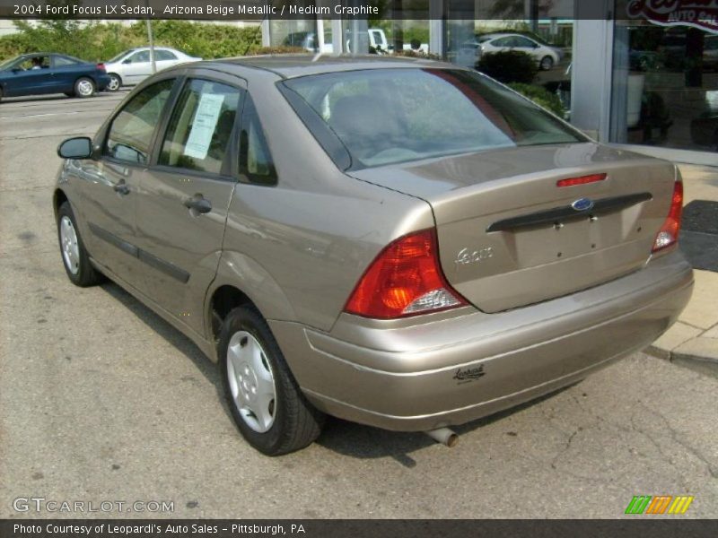 Arizona Beige Metallic / Medium Graphite 2004 Ford Focus LX Sedan
