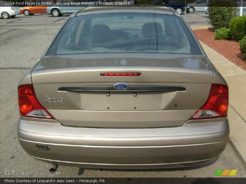 Arizona Beige Metallic / Medium Graphite 2004 Ford Focus LX Sedan