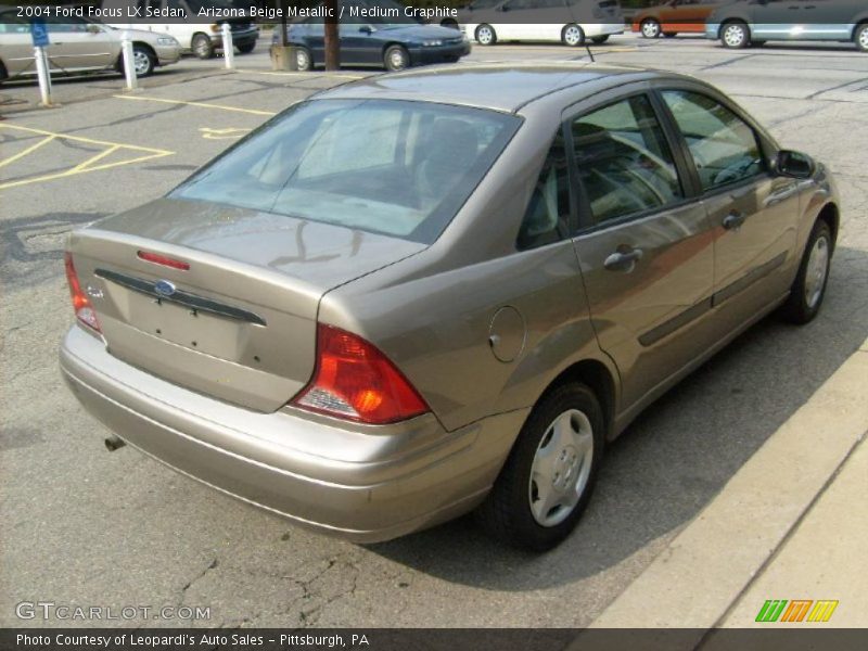 Arizona Beige Metallic / Medium Graphite 2004 Ford Focus LX Sedan