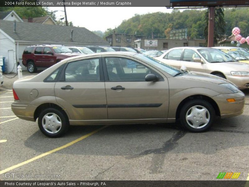 Arizona Beige Metallic / Medium Graphite 2004 Ford Focus LX Sedan