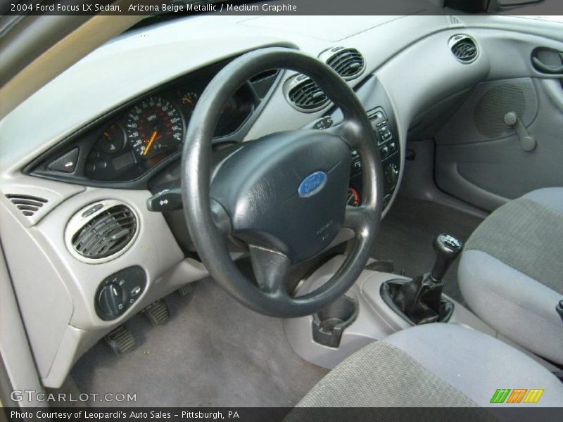 Arizona Beige Metallic / Medium Graphite 2004 Ford Focus LX Sedan
