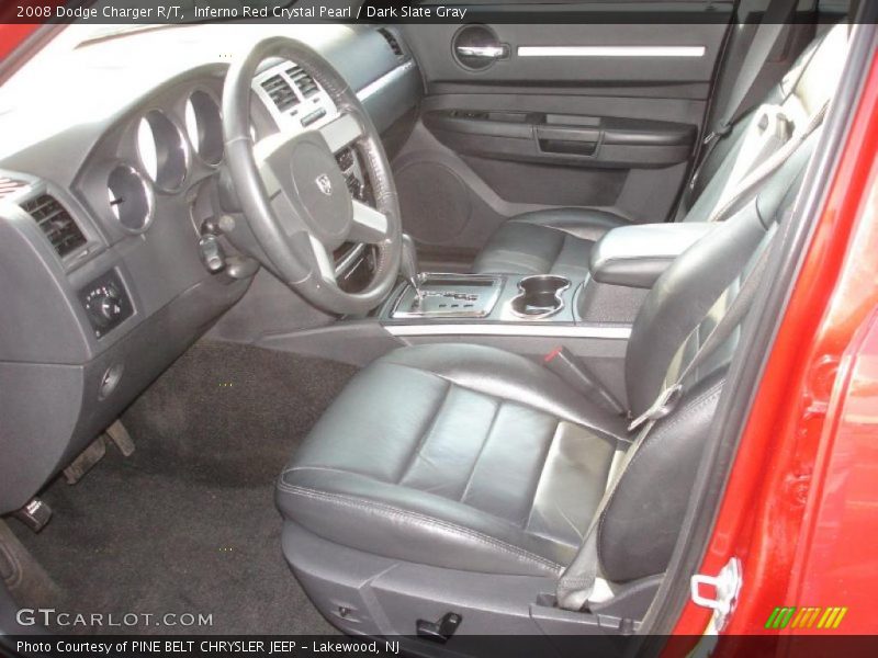 Inferno Red Crystal Pearl / Dark Slate Gray 2008 Dodge Charger R/T