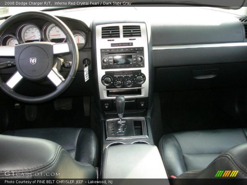Inferno Red Crystal Pearl / Dark Slate Gray 2008 Dodge Charger R/T