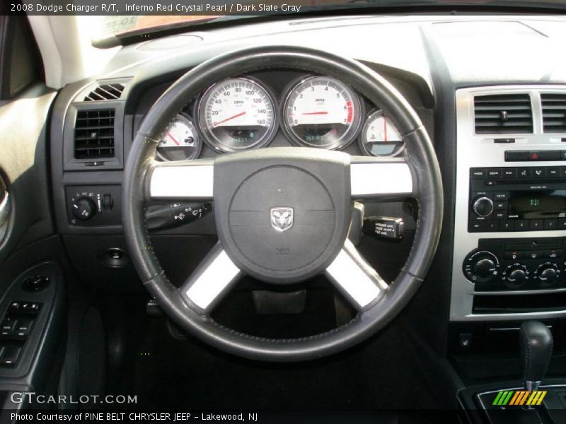 Inferno Red Crystal Pearl / Dark Slate Gray 2008 Dodge Charger R/T