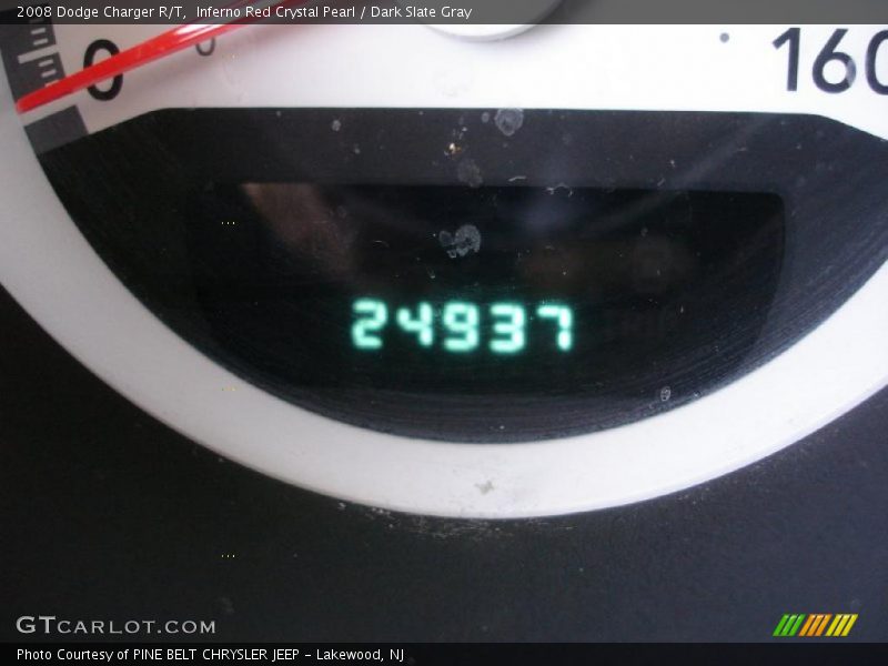 Inferno Red Crystal Pearl / Dark Slate Gray 2008 Dodge Charger R/T