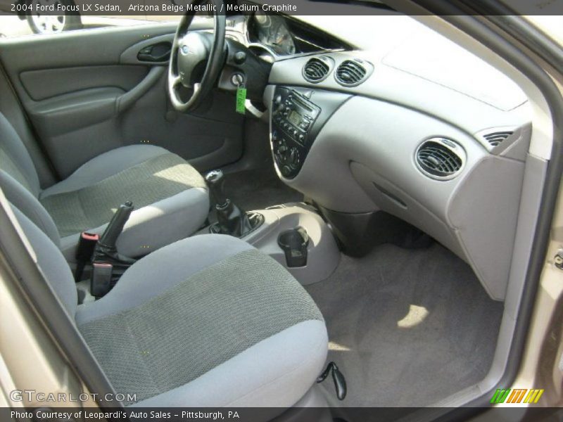Arizona Beige Metallic / Medium Graphite 2004 Ford Focus LX Sedan