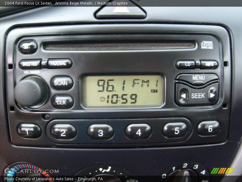 Arizona Beige Metallic / Medium Graphite 2004 Ford Focus LX Sedan