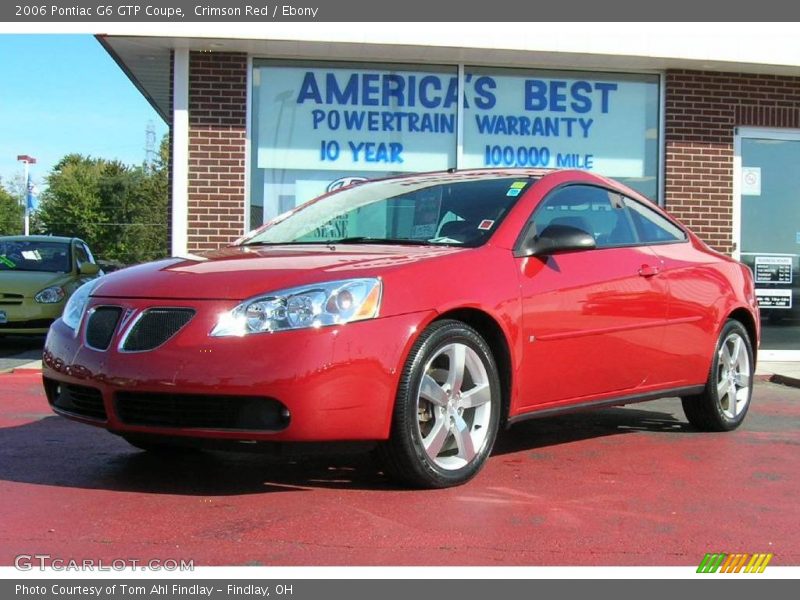 Crimson Red / Ebony 2006 Pontiac G6 GTP Coupe