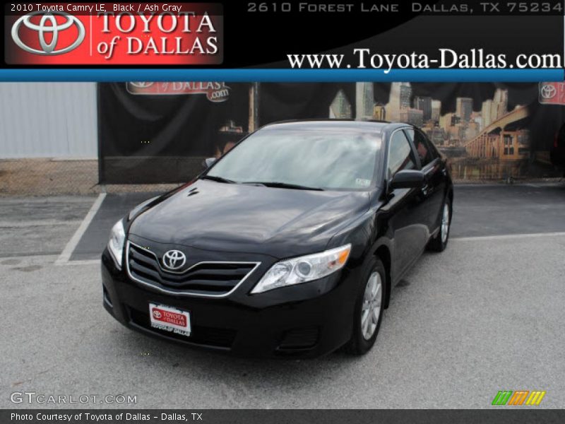 Black / Ash Gray 2010 Toyota Camry LE