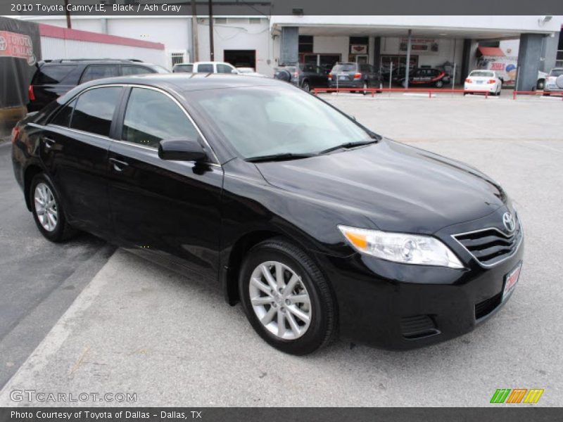 Black / Ash Gray 2010 Toyota Camry LE