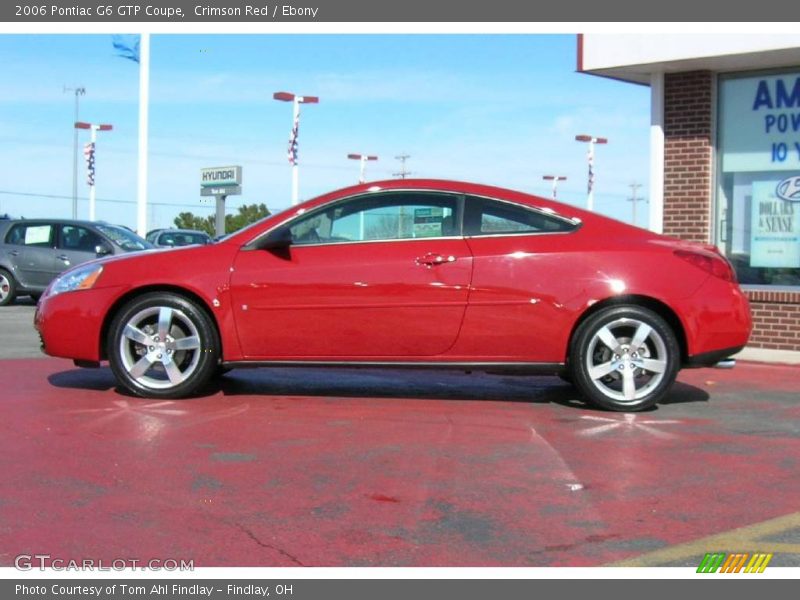 Crimson Red / Ebony 2006 Pontiac G6 GTP Coupe