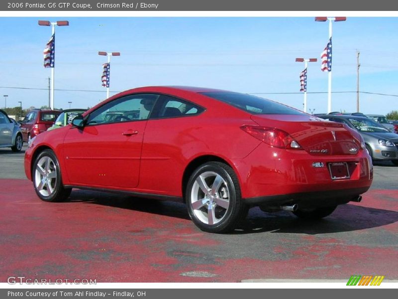 Crimson Red / Ebony 2006 Pontiac G6 GTP Coupe