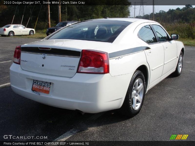 Stone White / Dark Slate Gray 2010 Dodge Charger SXT