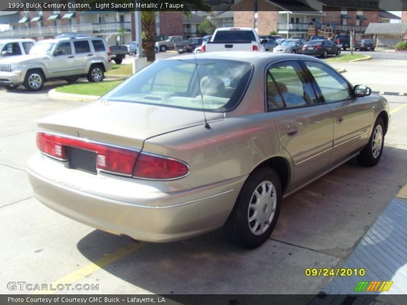 Light Sandrift Metallic / Taupe 1999 Buick Century Custom