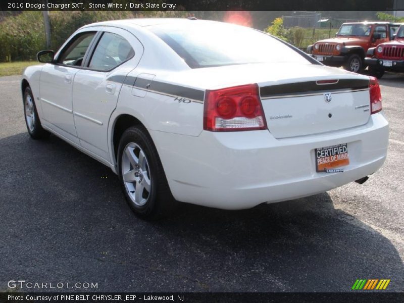 Stone White / Dark Slate Gray 2010 Dodge Charger SXT