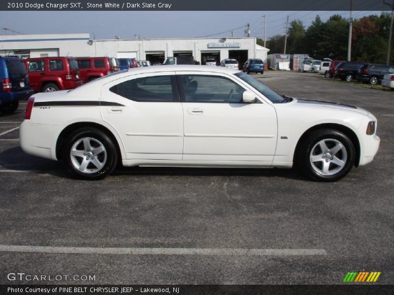 Stone White / Dark Slate Gray 2010 Dodge Charger SXT