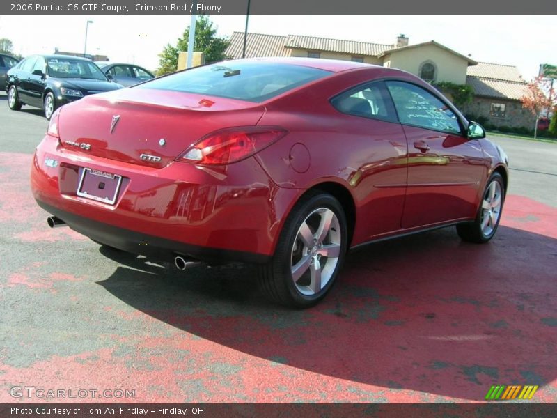 Crimson Red / Ebony 2006 Pontiac G6 GTP Coupe