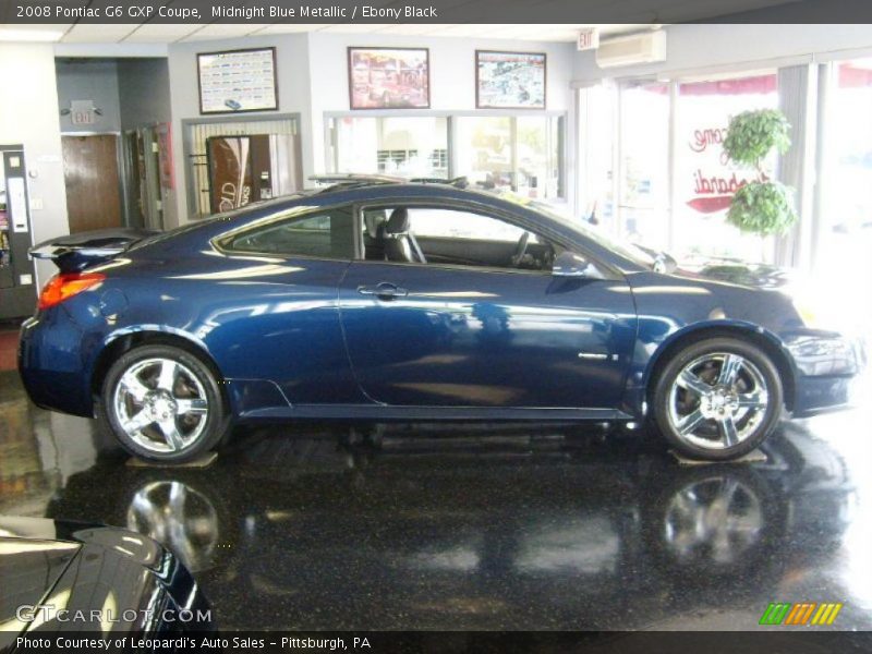 Midnight Blue Metallic / Ebony Black 2008 Pontiac G6 GXP Coupe